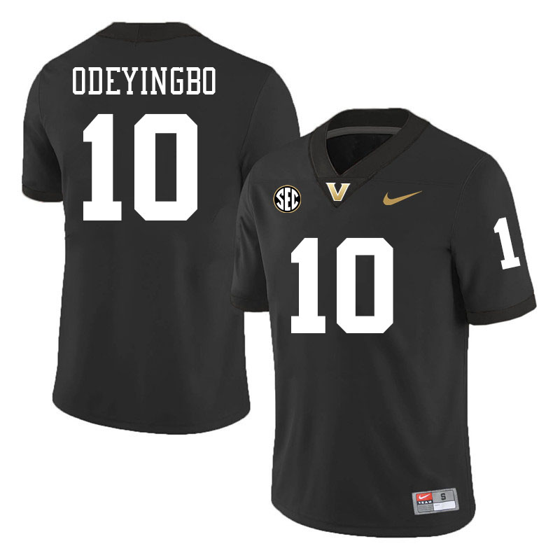 Dayo Odeyingbo Jersey,Vanderbilt Commodores #10 Dayo Odeyingbo Football Jersey,Uniforms-Black